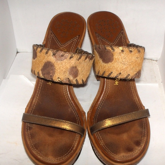 SAM-EDELMAN-WOMENS-BRONZE-LEATHER-SUEDE-SIZE-8-5M - Picture 3 of 6